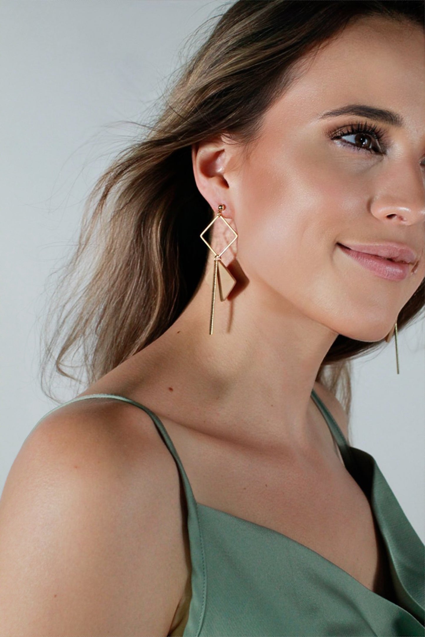 Geometrische Statement Ohrringe