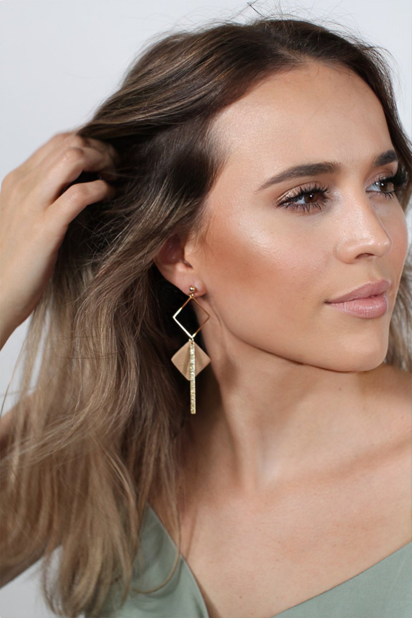 Geometrische Statement Ohrringe