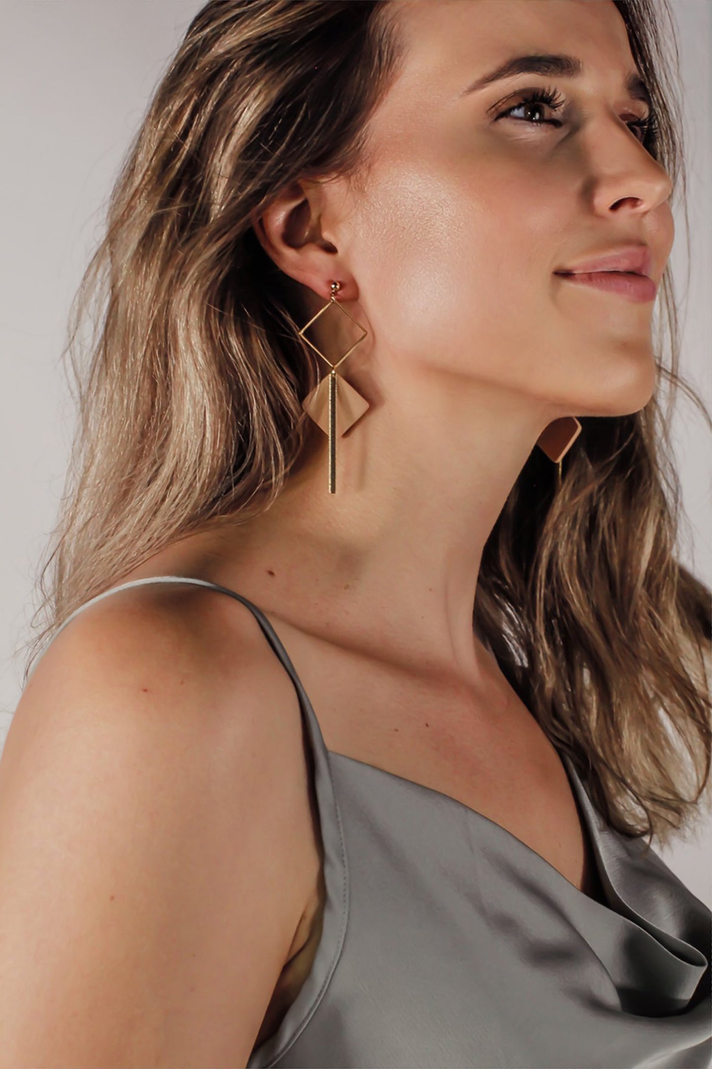 Geometrische Statement Ohrringe